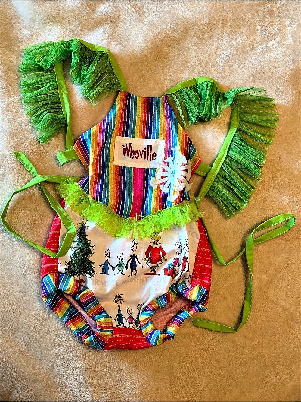 Kids Striped Fringe Seasonal Costume
